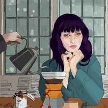 Mi proyecto del curso: Técnicas de ilustración con acuarela digital. Un proyecto de Ilustración tradicional, Ilustración digital, Pintura a la acuarela, Dibujo de Retrato y Dibujo digital de Maria Victoria Comas - 08.08.2024