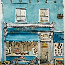 My project for course: Watercolor Urban Illustration: Portray your City. Painting, Drawing, Watercolor Painting, and Architectural Illustration project by kateed14 - 08.07.2024