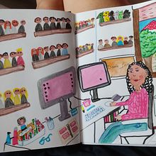 Mi proyecto del curso: Sketchbook para explorar tu estilo de dibujo. Traditional illustration, Sketching, Creativit, Drawing, Watercolor Painting, Sketchbook, and Gouache Painting project by Desirée Lara - 08.08.2024