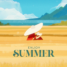 Summer Vibes. Een project van Digitale illustratie, Animatie y Grafisch ontwerp van A little too much Studio - 09.08.2024