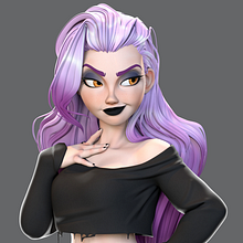 Mi proyecto del curso: Zbrush: modelado de un personaje estilizado. Un proyecto de 3D, Diseño de personajes, Modelado 3D y Diseño de personajes 3D de Javier Benver - 09.08.2024