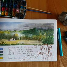 Carnet de voyage. Traditional illustration project by france_arnoult - 08.09.2024