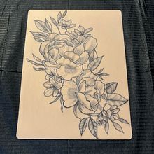 Mi proyecto del curso: Tatuaje botánico con puntillismo. Traditional illustration, Tattoo Design, and Botanical Illustration project by mariatomasgarcia0 - 08.09.2024