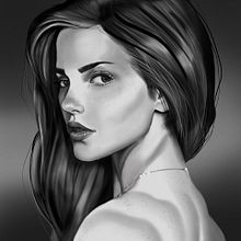 Digital Portrait. Traditional illustration, and Digital Illustration project by Alejandro Marin-Sarria - 08.09.2024