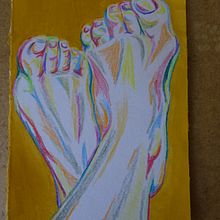 Mi proyecto del curso: Dibujo expresivo de la figura humana: explora formas y colores. Fine Arts, Pencil Drawing, Drawing, Portrait Drawing, Realistic Drawing, Figure Drawing, and Gouache Painting project by artistense - 08.10.2024