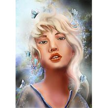 My project for course: Digital Fantasy Portraits with Photoshop. Un projet de Illustration traditionnelle, Dessin, Illustration numérique, Dessin de portrait, Dessin numérique , et Peinture numérique de Crystal Owen - 11.08.2024