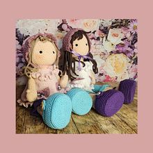Mi proyecto del curso: Elaboración de muñecas amigurumi románticas. Projekt z dziedziny Craft, Projektowanie zabawek,  Tkactwo, Sz, dełkowanie, Amigurumi, Wzornictwo tekst i liów użytkownika Julieta Martínez - 08.08.2024