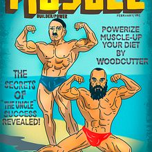 Muscle Magazine. Digital Illustration project by woodcutter Manero - 08.11.2024