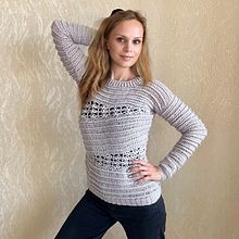 My project for course: Introduction to Crochet Short Rows for Clothing. Fashion Design, Fiber Arts, DIY, and Textile Design project by nvolovyk_rs - 08.07.2024