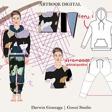 Mi proyecto del curso: Artbook de moda: crea figurines en Adobe Illustrator por Darwin Fernando Gonzaga. Traditional illustration, Graphic Design, Vector Illustration, Fashion Design, Digital Illustration, and Fashion Illustration	 project by Darwin Gonzaga - 08.11.2024