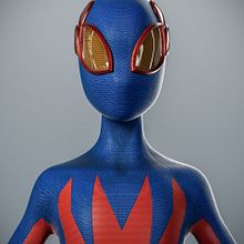 Spider-Boy Modeling and Lookdev. 3D, 3D Modeling, and 3D Character Design project by Herryson Oliveira - 08.12.2024