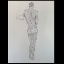 Meu projeto do curso: Desenho do corpo humano em movimento. Un projet de Beaux Arts, Esquisse , Dessin au cra, on, Dessin , et Dessin réaliste de Emanuel de Carvalho - 12.08.2024