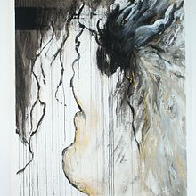 i am having visions (2023). Pintura, e Artes plásticas projeto de Esra Van den Berg - 12.08.2024