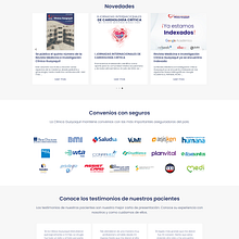WEBSITE Clínica Guayaquil. Un projet de UX / UI, Br, ing et identité, Design graphique , et Webdesign de Yandri Hidrovo Holguin - 12.08.2024