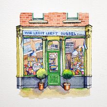My project for course: Watercolor Urban Illustration: Portray your City. Painting, Drawing, Watercolor Painting, and Architectural Illustration project by lai_hoyan - 08.13.2024
