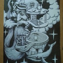 Mi proyecto del curso: Ilustración onírica: dibuja tu imaginario. Un progetto di Illustrazione tradizionale, Disegno e Illustrazione con inchiostro di Carlos Adrián De La Paz Almaraz - 13.08.2024