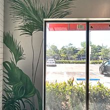 At the Diner Dining Room Mural. Painting, Interior Design, and Street Art project by Jessica Brackett - 08.13.2024