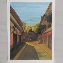 Mi proyecto del curso: Paisajes urbanos en acuarela. Fine Arts, Watercolor Painting, and Architectural Illustration project by Fello Arcos - 08.13.2024