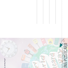 World Postcard Day Postcard. Digital Design, Digital Illustration, Digital Lettering, and Digital Product Design project by Shannon - 08.07.2024