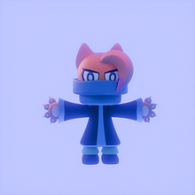 Mi proyecto del curso: Creación de personajes kawaii en 3D con Blender. Een project van Traditionele illustratie, Ontwerp van personages, Digitale illustratie,  3D-modellering y Manga van Mariana N.C - 13.08.2024