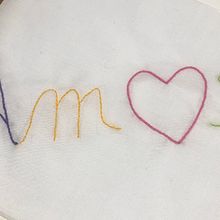 A.m.o.r.. Embroider, and Textile Design project by Celia del Pilar - 08.14.2024