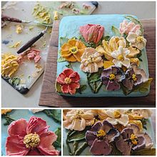 My project for course: Cake Design: Easy Buttercream Flowers with a Palette Knife. DIY, Floral, and Plant Design project by victoriashillington - 08.14.2024