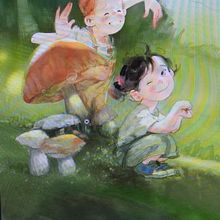 Los niños. . 2D Animation, Drawing, Digital Illustration, and Concept Art project by Oliver Paz Perez - 08.14.2024