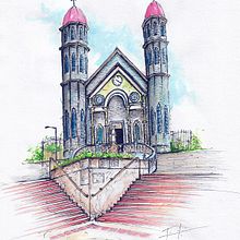 Iglesia de Zarcero. Projekt z dziedziny Sketchbook użytkownika Francisco Loria Castro - 13.09.2022