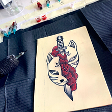 Mijn project van de cursus: Tatoeëren voor beginners 1e poging. Tattoo Design project by Jeroen V - 08.15.2024