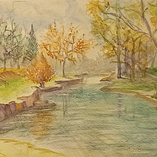 Mi proyecto del curso: Pintura de paisajes realistas con acuarela. Un progetto di Belle arti, Pittura, Bozzetti, Pittura ad acquerello e Illustrazione naturalistica di Cristian Alejandro Oviedo - 15.08.2024