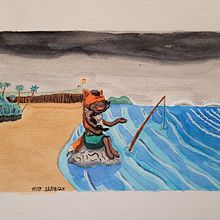 Meu projeto do curso: Criação de personagens animais em aquarela para livros infantis. Un progetto di Illustrazione tradizionale, Belle arti, Pittura, Disegno, Pittura ad acquerello, Illustrazione infantile e Narrativa di Marcel Vidal Viesser - 16.08.2024
