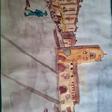 Urban sketching. Un progetto di Street Art di Kirsten Angelista - 16.08.2024