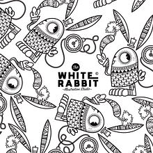 The White Rabbit. Projekt z dziedziny Trad, c, jna ilustracja, Br, ing i ident, fikacja wizualna, Grafika wektorowa i Design użytkownika walter peterson - 03.07.2024