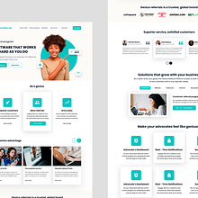 Web Genius Referrals. Design, Advertising, UX / UI, Graphic Design, Web Design, and Web Development project by Maikel Martínez Pupo - 08.16.2024