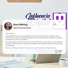 Mi proyecto del curso: Teletrabajo: claves para trabajar desde casa . % Krissia Cruz tarafından hazırlanan Yaratıcı Danışmanlık, Tasarım Yönetimi, Pazarlama, Dijital Pazarlama, Ve Yönetim ve Verimlilik projesi - 08.13.2024