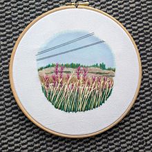 My project for course: Contemporary Landscape Embroidery . Projekt z dziedziny Trad, c, jna ilustracja,  Haft,  Tkactwo, Wzornictwo tekst i liów użytkownika JUDE ABBOTT - 16.08.2024