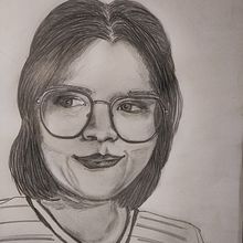 Mein Abschlussprojekt für den Kurs: Grundlagen des Porträtzeichnens mit Bleistift. Fine Arts, Pencil Drawing, Drawing, Realistic Drawing, and Artistic Drawing project by Hannah - 08.17.2024