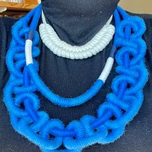 Mi proyecto del curso: Iniciación a la bisutería con cordón: fabrica tus propios collares. Un projet de Artisanat, Design de bijoux, Macramé , et Design textile de Isabel Alvarado - 15.08.2024