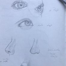 Mi proyecto del curso: Sketchbook de retrato: explora el rostro humano. Sketching, Drawing, Portrait Drawing, Artistic Drawing, and Sketchbook project by Angela González - 08.18.2024