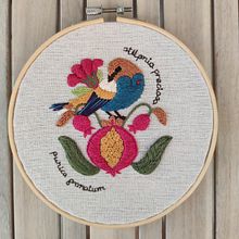 Mi proyecto del curso: Técnica de bordado con paso atrás. Embroider, and Textile Design project by Pompon Panache - 08.18.2024
