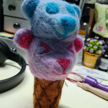 Mi proyecto del curso: Creación de un art toy: técnica de needle felting. Projekt z dziedziny Projektowanie postaci, Craft, Projektowanie zabawek,  Tkactwo, Filcowanie igłą, Wzornictwo tekst i liów użytkownika liclaura66 - 19.08.2024