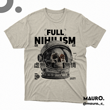 Full Nihilism Camiseta By Mauro. Un progetto di Tipografia e Design tipografico di Mauricio Castaño - 19.08.2024