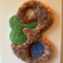 Mein Abschlussprojekt für den Kurs: Künstlerischer Wollschnitt für Wandteppiche. Embroider, Decoration, Fiber Arts, DIY, Punch Needle, and Textile Design project by Sabine-Ines Reip - 08.19.2024