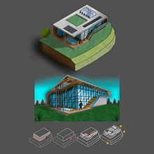 My project for course: Artistic Architectural Sketching with Procreate. Architecture, Sketching, Digital Illustration, Digital Architecture, and Architectural Illustration project by m_shyba - 08.17.2024