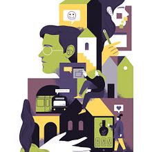 Fundación Telefónica. Un progetto di Illustrazione digitale e Illustrazione editoriale di Sandra Rilova - 19.08.2024