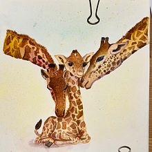 Mein Abschlussprojekt für den Kurs: Aquarell-Illustration: Realistische Wildtiere malen. Un progetto di Belle arti, Pittura, Pittura ad acquerello e Illustrazione naturalistica di manukammerer - 19.08.2024