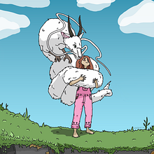 Dragon´s overalls. Un proyecto de Ilustración digital de Helena Román - 19.08.2024
