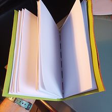 Mi proyecto del curso: Encuadernación con técnicas de costuras expuesta. Arts, Crafts, Fine Arts, Paper Craft, Sewing, Bookbinding, and DIY project by Francesca Sammartino - 08.16.2024