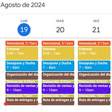 Mi proyecto del curso: Organización de agenda: gestiona tu tiempo y energía. Creative Consulting, Design Management, Marketing, Management, and Productivit project by Luis Fernando Delgado Landazuri - 08.17.2024