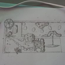 No need to break the bank,  use what you have . Interior Design, L, scape Architecture, Architectural Illustration, and Spatial Design project by hajar Mjirih - 07.06.2023
